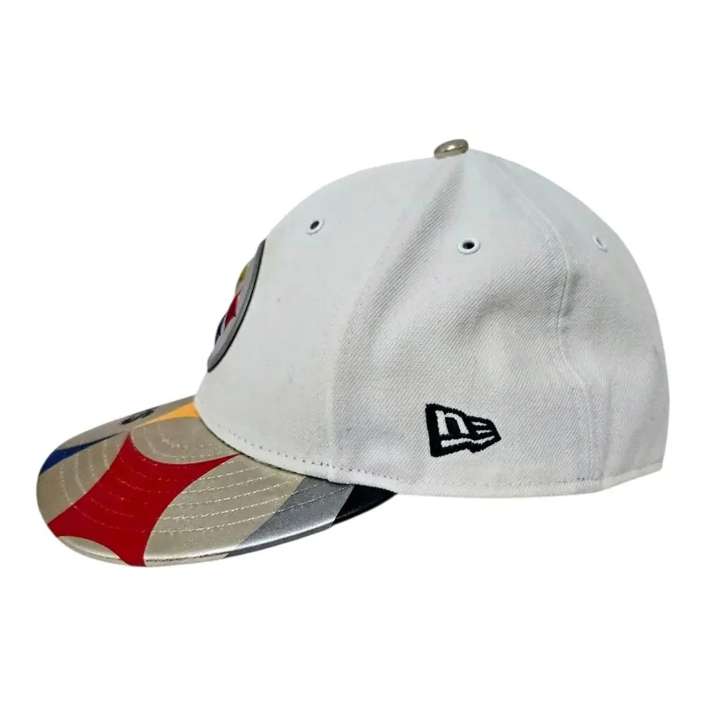 New Era Pittsburgh Steelers 2017 59FIFTY Hat Unisex White Low Profile Draft Cap